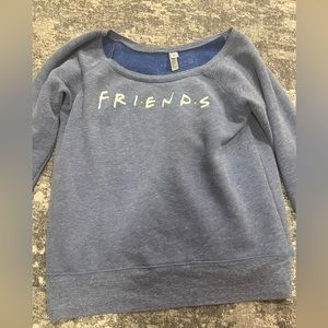 Blue Friends Sweatshirt- size large